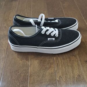 Vans Black Canvas Sneakers